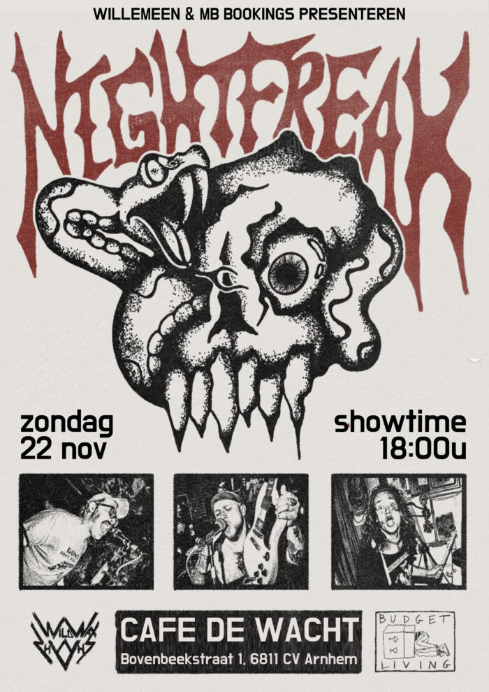 Nightfreak (USA) @ Cafe De Wacht in WillemEen, Arnhem