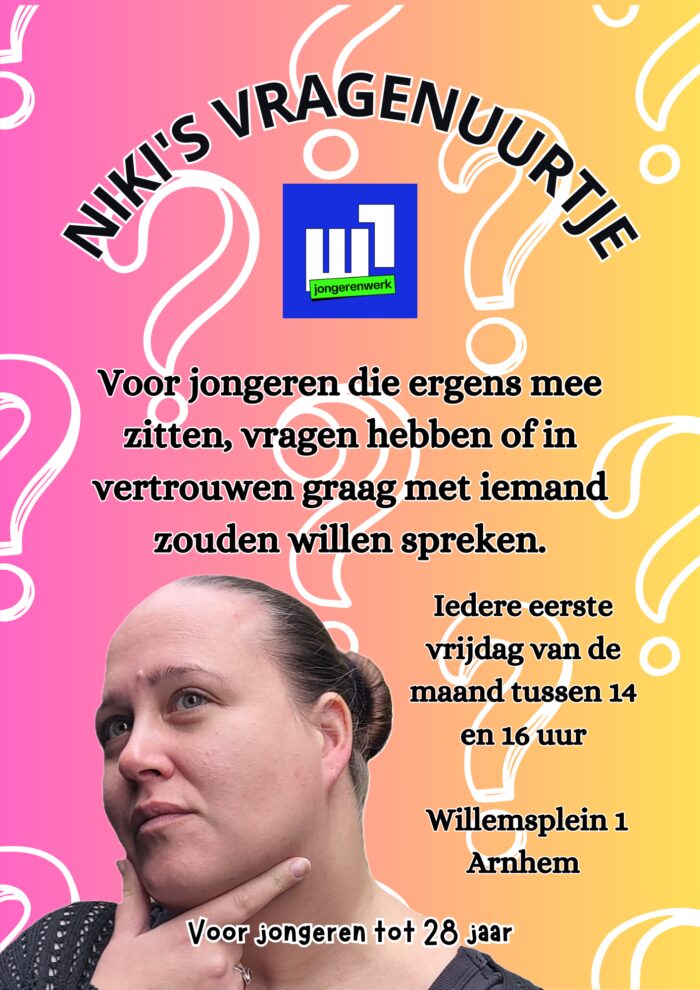 Niki’s vragenuurtje in WillemEen, Arnhem
