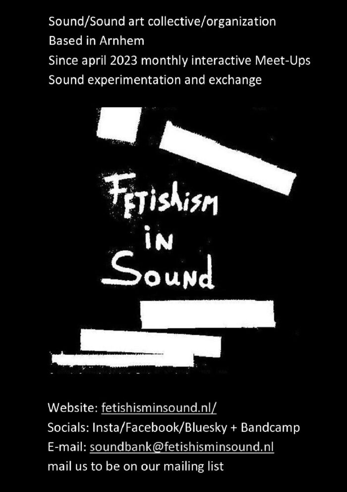 W1 Cafe: Fetishism in Sound in WillemEen, Arnhem