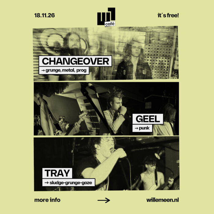W1 Cafe: Geel + Changeover + Tray in WillemEen, Arnhem