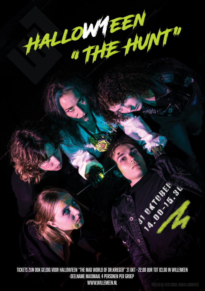 !WORDT VERPLAATST! (19 december) HALLOW1EEN: The Hunt in WillemEen, Arnhem